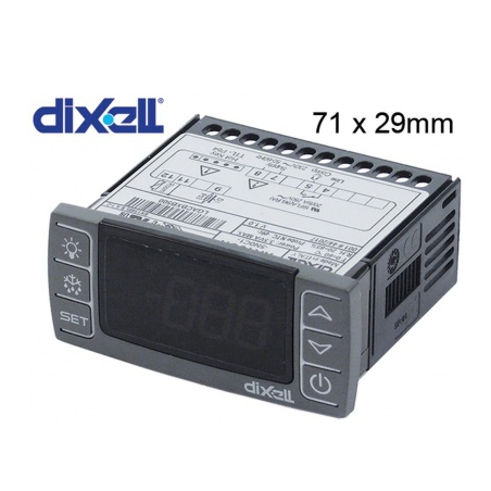 Termostato digital 1relÉ xr10cx 230v dixel