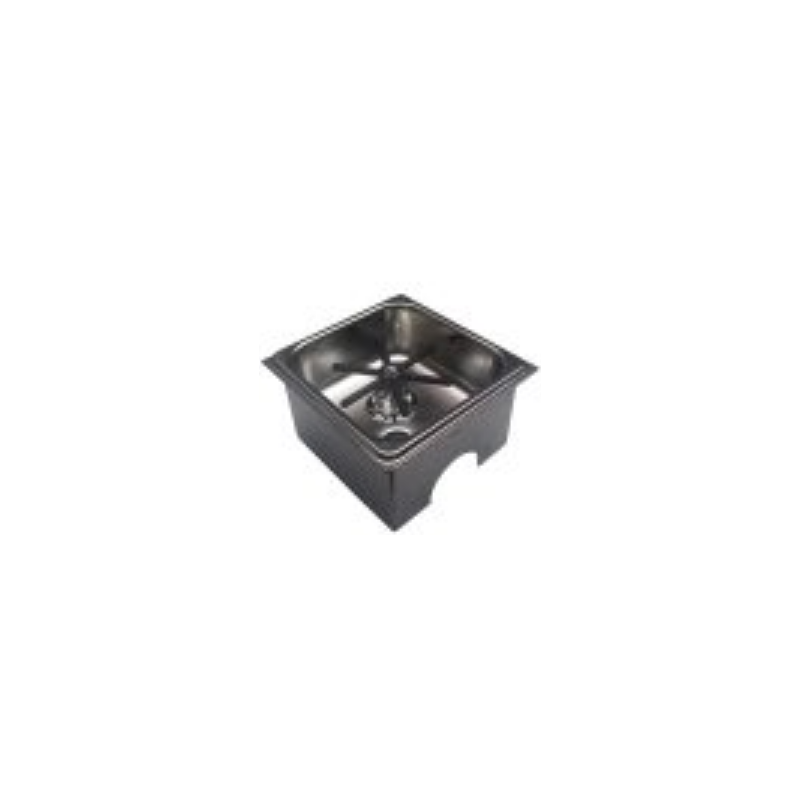 Cubeta inox con lavavasos 185x170x110mm