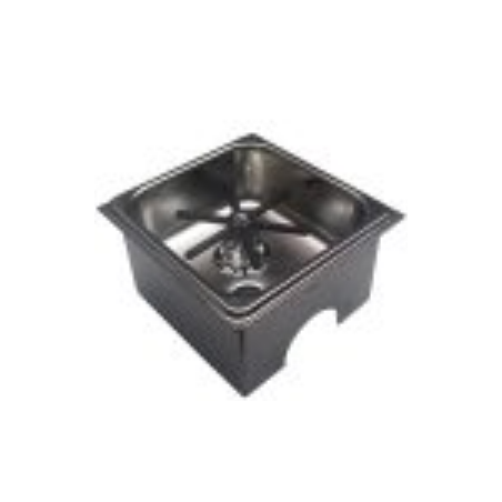 Cubeta Inox Con Lavavasos 185x170x110mm