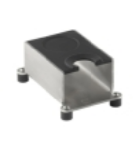 Base portafiltro silicona negra hueco tamper