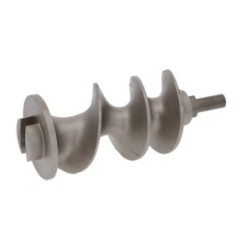 Tornillo sinfín modelo 22 ø 63mm L 150mm aluminio con árbol