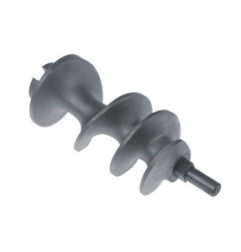 Tornillo sinfín modelo 22 ø 63mm L 150mm aluminio con árbol