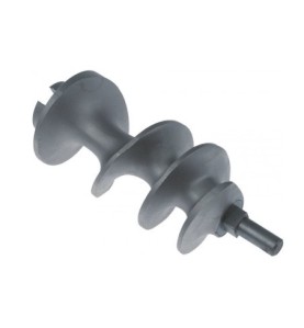 Tornillo sinfín modelo 22 ø 63mm L 150mm aluminio con árbol