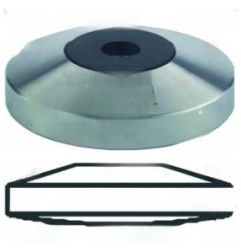 Base Curvada Tamper Inox Ø58mm