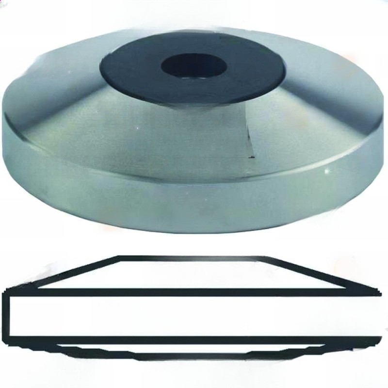 Base Curvada Tamper Inox Ø58mm