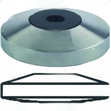 Base Curvada Tamper Inox Ø58mm Joefrex