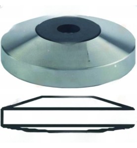 Base Curvada Tamper Inox Ø58mm
