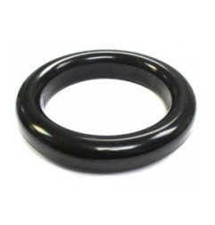 Aro desbarasar goma redonda Alta Densidad Ø230x17mm Negro
