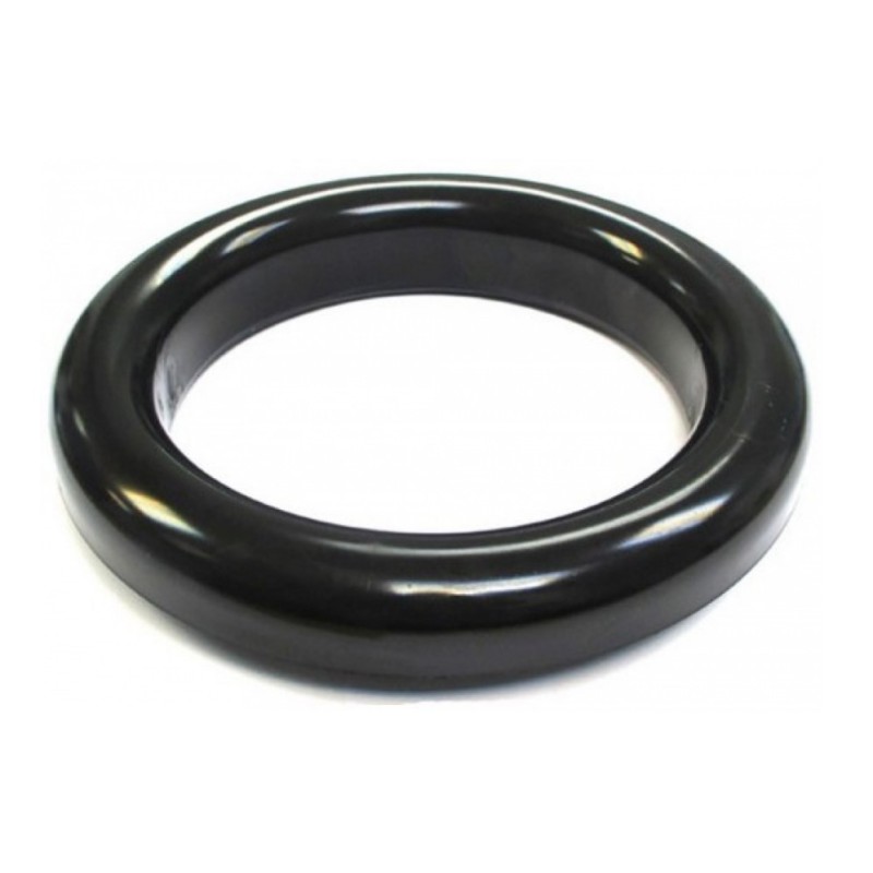 Aro desbarasar goma redonda Alta Densidad Ø230x17mm Negro