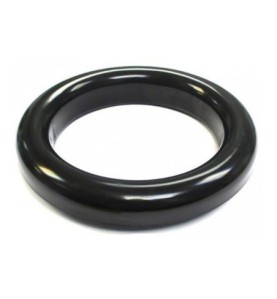 Aro desbarasar goma redonda Alta Densidad Ø230x17mm Negro