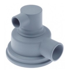 Cuerpo de aspiración h 120mm salida ø 44,5 salida 2 ø 30 sammic