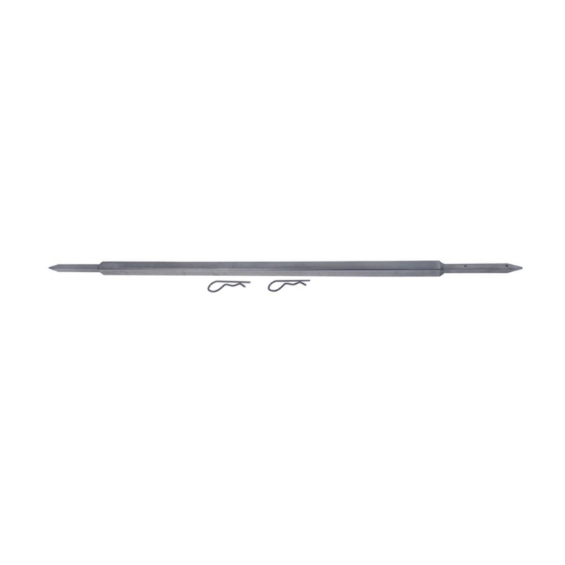 Brocheta para asador gyros tamaño 20x20mm l 895mm potis