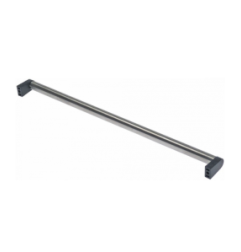 Manilla de puerta ø 20mm l 525mm inox ue 1 pzs distancia de sujeción 510mm m5 con tornillos