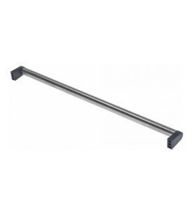 Manilla de puerta ø 20mm l 525mm inox ue 1 pzs distancia de sujeción 510mm m5 con tornillos