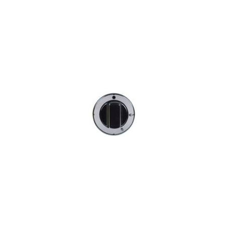 Pomo grifo de gas sin llama piloto pel20 ø 70mm eje ø 8x6,5mm parte plana universal negro