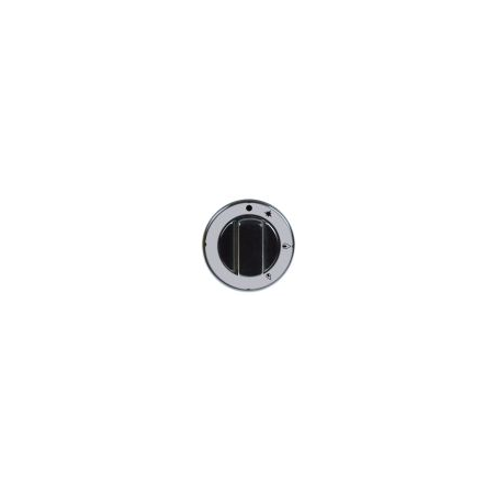 Pomo grifo de gas con llama piloto pel22/23 ø 70mm eje ø 10x8mm parte plana universal negro