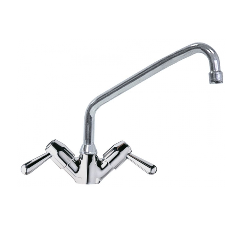 Grifo 2 aguas  cabeza en cerámica