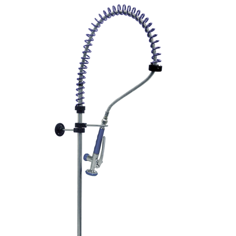 Ducha para vajilla con grifo vertical 1 agua montura cerámica Ducha para vajilla con grifo vertical 1 agua montura cerámica