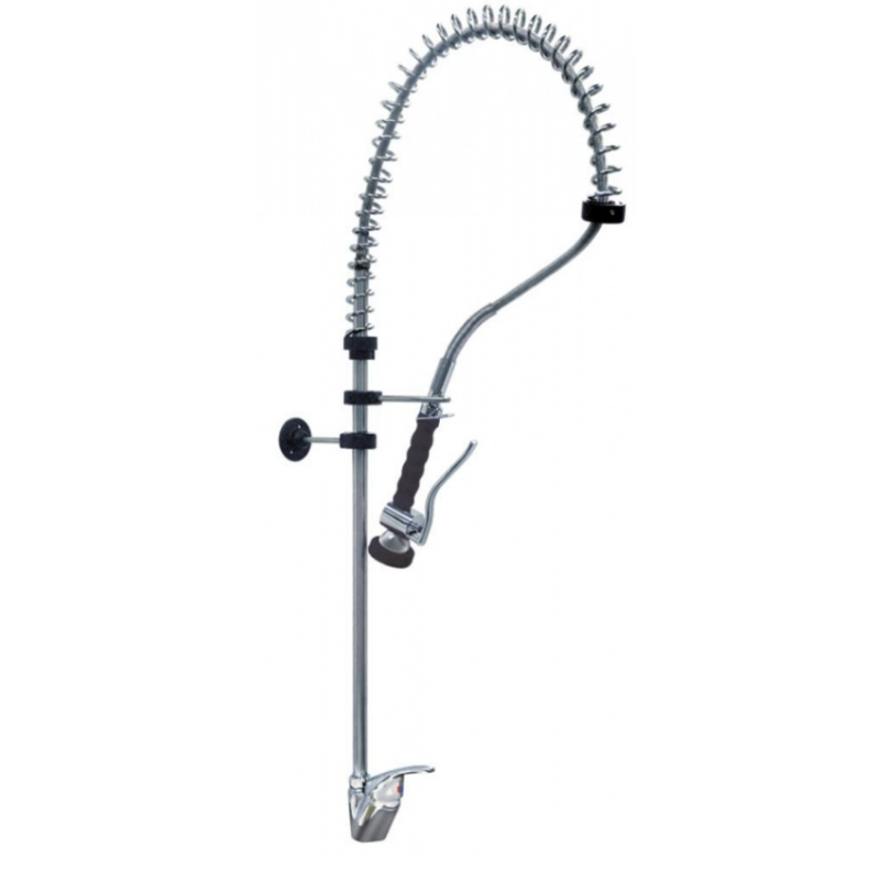 Ducha para vajilla con grifo monomando de 1 orificio manilla corta Ducha para vajilla con grifo monomando de 1 orificio manilla corta