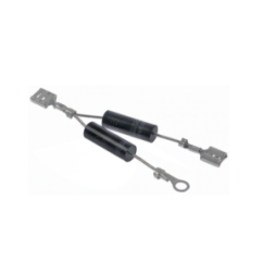 diodo de alta tensión tipo RG505 empalme F4,8mm / ojal M4 para microondas horeca