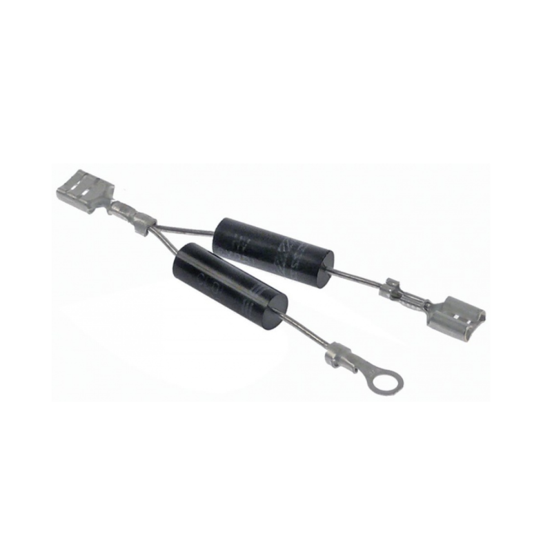 diodo de alta tensión tipo RG505 empalme F4,8mm / ojal M4 para microondas horeca