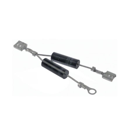 diodo de alta tensión tipo RG505 empalme F4,8mm / ojal M4 para microondas