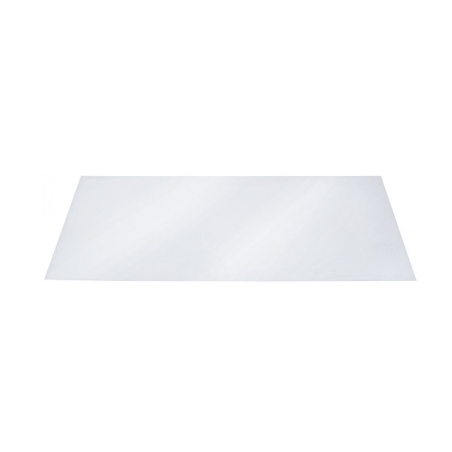 cubierta para iluminación L 590mm An 280mm H 1mm plexiglás blanco HORECA