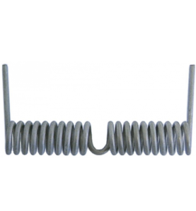 resorte de torsión ø 22mm L1 119mm L2 64mm L3 64mm espesor de hilo 3,5mm