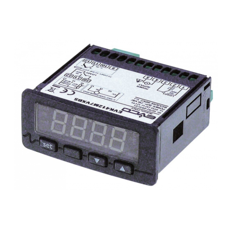 Termostato Digital 2 Relés EVK-412M7VXBS evco