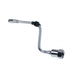 Grifo de vapor con manilla de tubo rosca 3/8" H H 205mm An 135mm tubo ø 8mm cromado