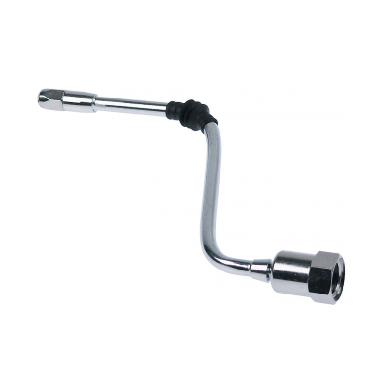 Grifo de vapor con manilla de tubo rosca 3/8" H H 205mm An 135mm tubo ø 8mm cromado Grifo de vapor con manilla de tubo rosca 3/8" H H 205mm An 135mm tubo ø 8mm cromado