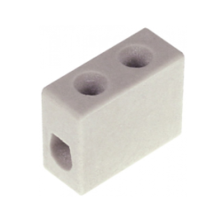 Conector de porcelana 1 polos 4mm² máx. 20A máx. 450V L 25mm An 12mm H 20mm UE 10 pzs