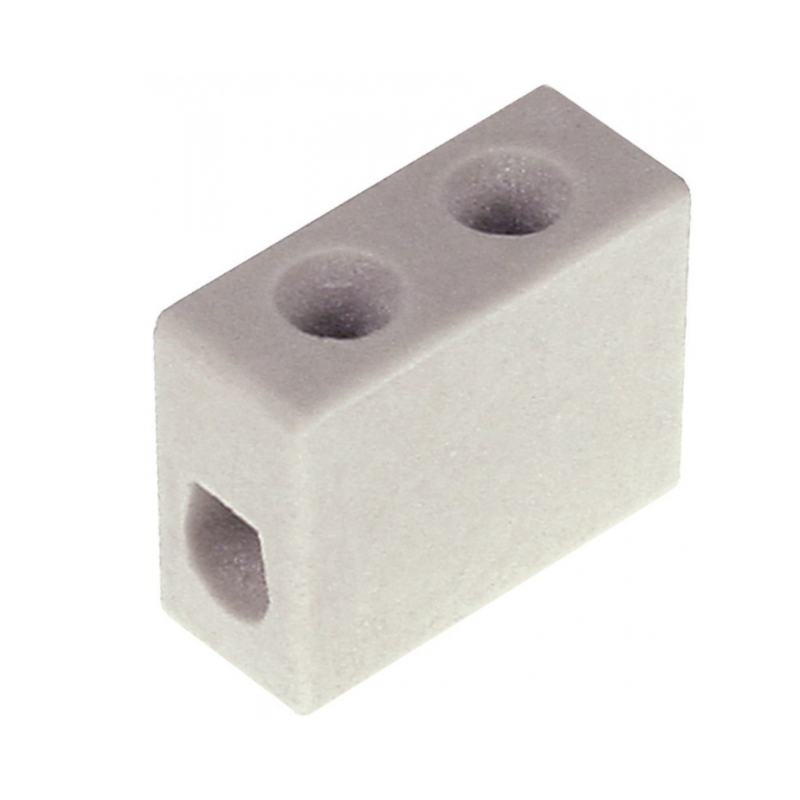 Conector de porcelana 1 polos 4mm² máx. 20A máx. 450V L 25mm An 12mm H 20mm UE 10 pzs