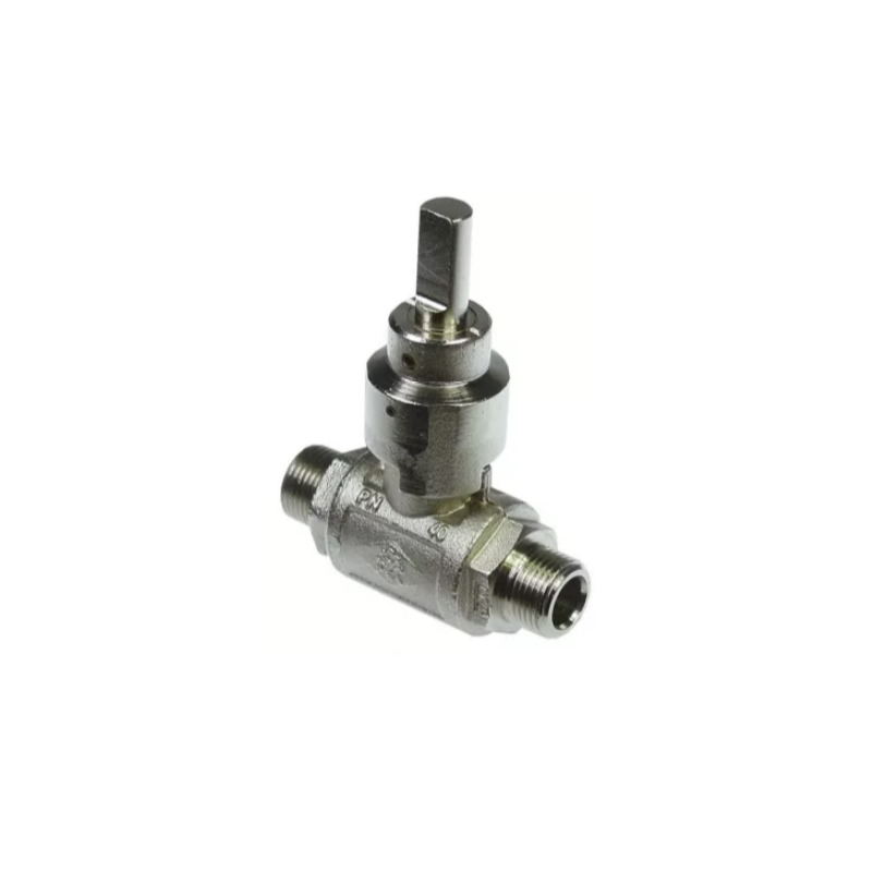 válvula de bola entrada 3/8" M salida 3/8" M DN10  (MBM)