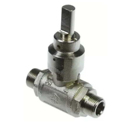válvula de bola entrada 3/8" M salida 3/8" M DN10  (MBM)