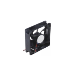 Ventilador axial L 92mm An 92mm H 25mm 24VDC 2,4W cojinete rodamiento de bolas empalme cable 300mm