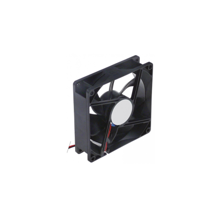 Ventilador axial L 92mm An 92mm H 25mm 24VDC 2,4W cojinete rodamiento de bolas empalme cable 300mm