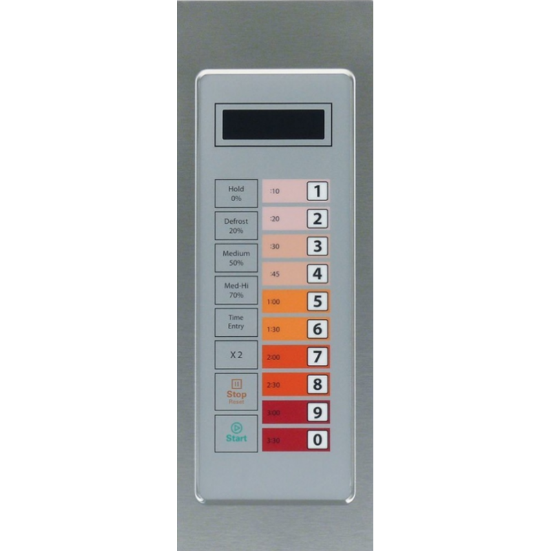 Panel frontal para L 125mm An 35mm H 335mm con placa electrónica Horeca Panel frontal para L 125mm An 35mm H 335mm con placa electrónica Horeca