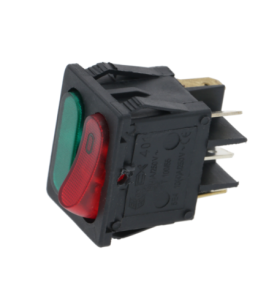 Interruptor Rojo Bipolar 16A 250V Gaggia Milano, La Pavoni