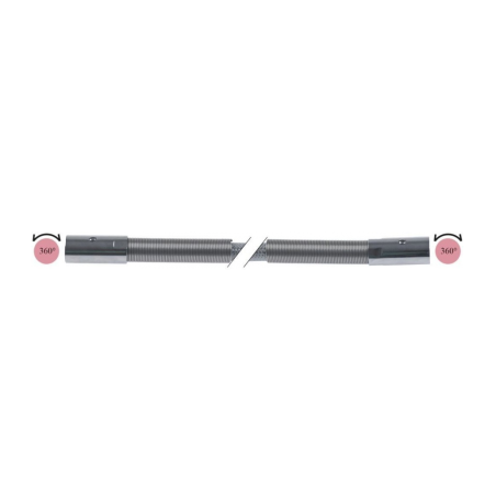 tubo de ducha empalmes 1/2" L 1000mm p de trabajo 10bar p de reventamiento 90bar