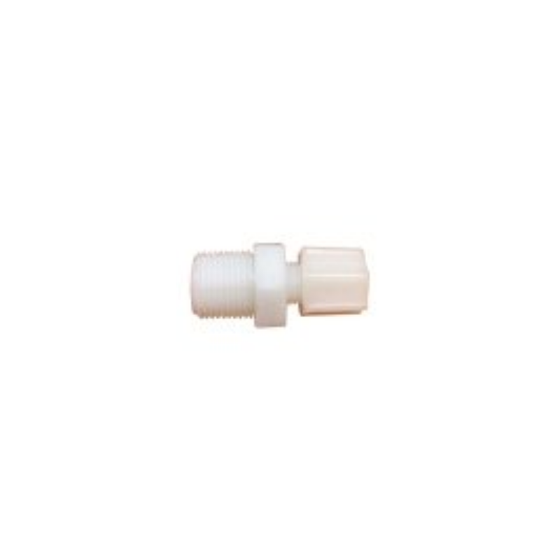 Racor 3/8"xM11 Plástico Blanco