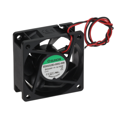 ventilador axial 24VDC 0,72 W L 60 mm An 60 mm H 25 mm