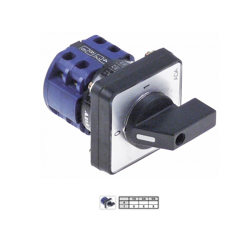 Interruptor General 4 Contactos 0-1 400V 2A  Pizza Group