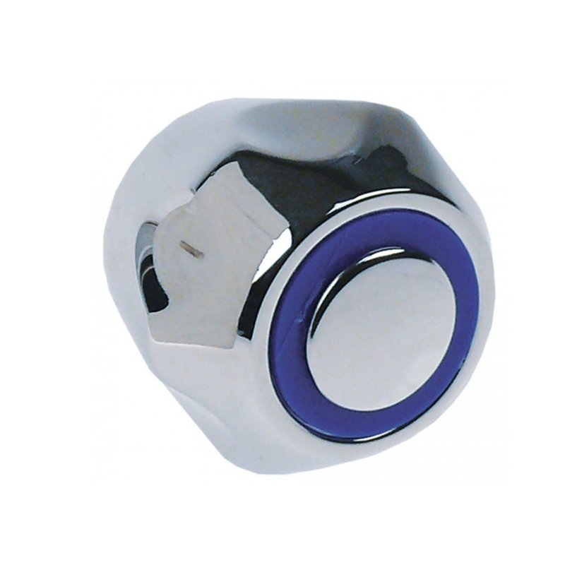 manilla agua fría alojamiento del eje 6mm H 39,5mm azul int.ø 32,5mm ø ext. 50mm