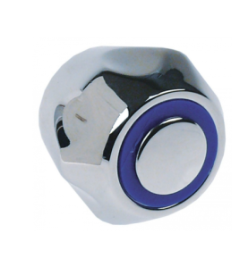 manilla agua fría alojamiento del eje 6mm H 39,5mm azul int.ø 32,5mm ø ext. 50mm