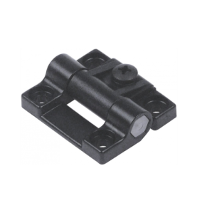 Bisagra regulable L 43mm An 37mm agujero ø 4mm para contenedor de hielo