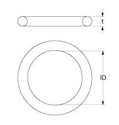 Junta tórica EPDM espesor 1,5mm int.ø 30mm UE (1 Unidad)