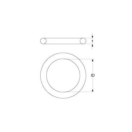 Junta tórica EPDM espesor 1,5mm int.ø 30mm UE (1 Unidad)