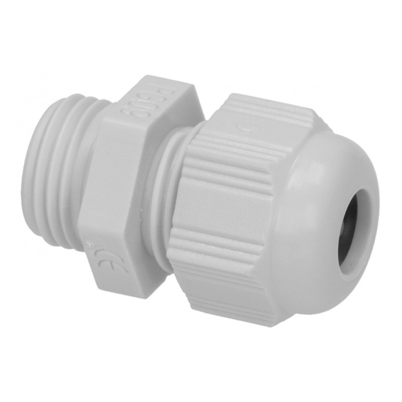 Racor para cables rosca PG9 ø cable 8mm montaje ø 15mm UE 5 plástico EC 19 Racor para cables rosca PG9 ø cable 8mm montaje ø 15mm UE 5 plástico EC 19