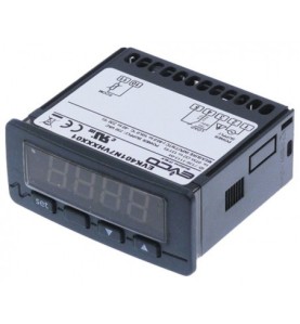 Controlador electrónico EVCO medida de montaje 71x29mm aliment. 230V tensión AC